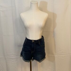 Zara Dark Blue Jean Shorts